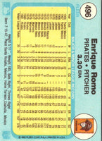 1982 Fleer Enrique Romo #496