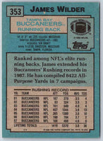 1988 Topps James Wilder #353