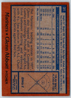 1978 Topps Glenn Abbott #31