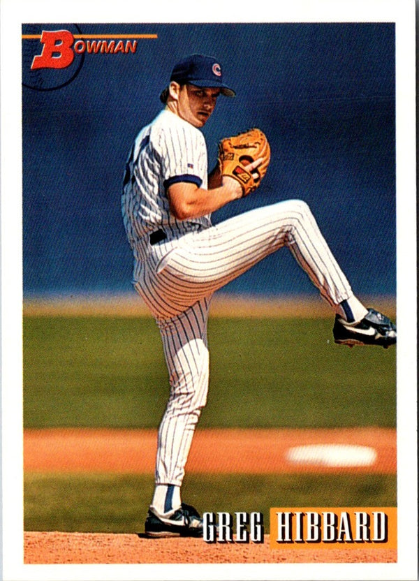 1993 Bowman Greg Hibbard #88