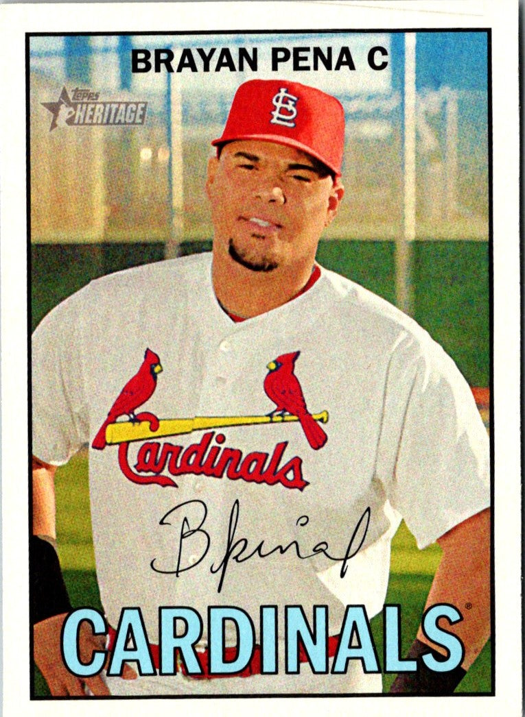 2016 Topps Heritage Brayan Pena