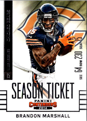 2014 Panini Contenders Brandon Marshall #7