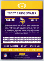 2015 Donruss Teddy Bridgewater #32