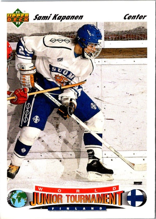 1991 Upper Deck Sami Kapanen #674 Rookie