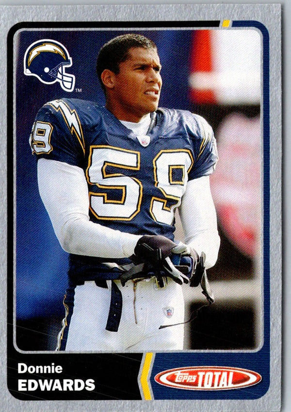 2003 Topps Total Donnie Edwards #219