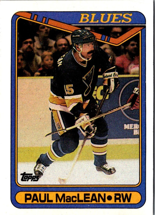 1990 Topps Paul MacLean #110