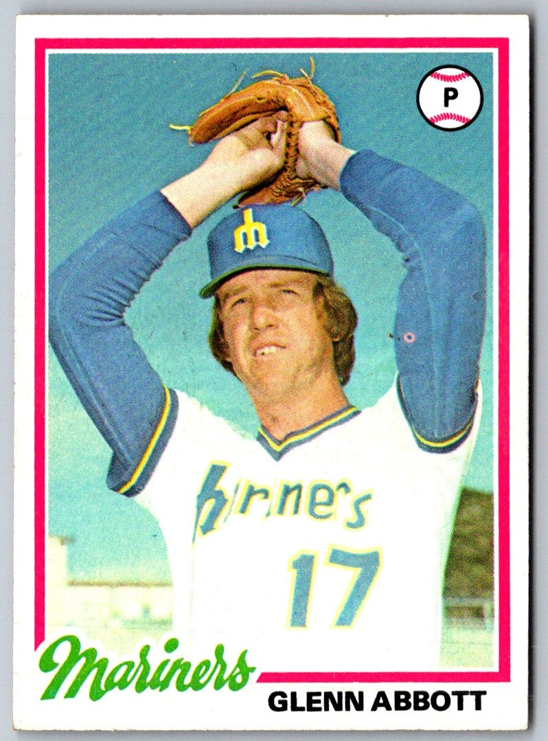 1978 Topps Glenn Abbott