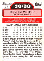 1989 Topps Ames 20/20 Club Devon White #31