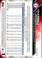 2016 Topps Holiday Baseball Cole Hamels #HMW93