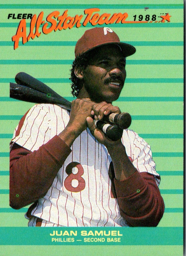 1988 Fleer All-Stars Juan Samuel #10