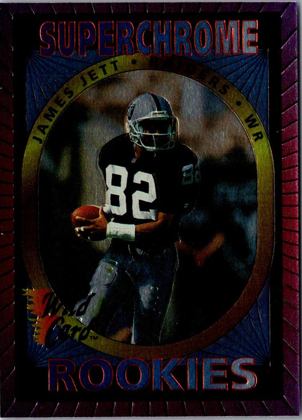 1993 Wild Card Superchrome Rookies Back to James Jett/Robert Smith #NNO