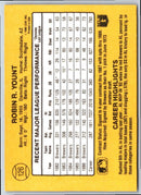 1986 Donruss Robin Yount