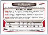 2013 Bowman Kolten Wong #TP-28