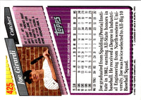 1993 Topps Gold Joe Girardi #425