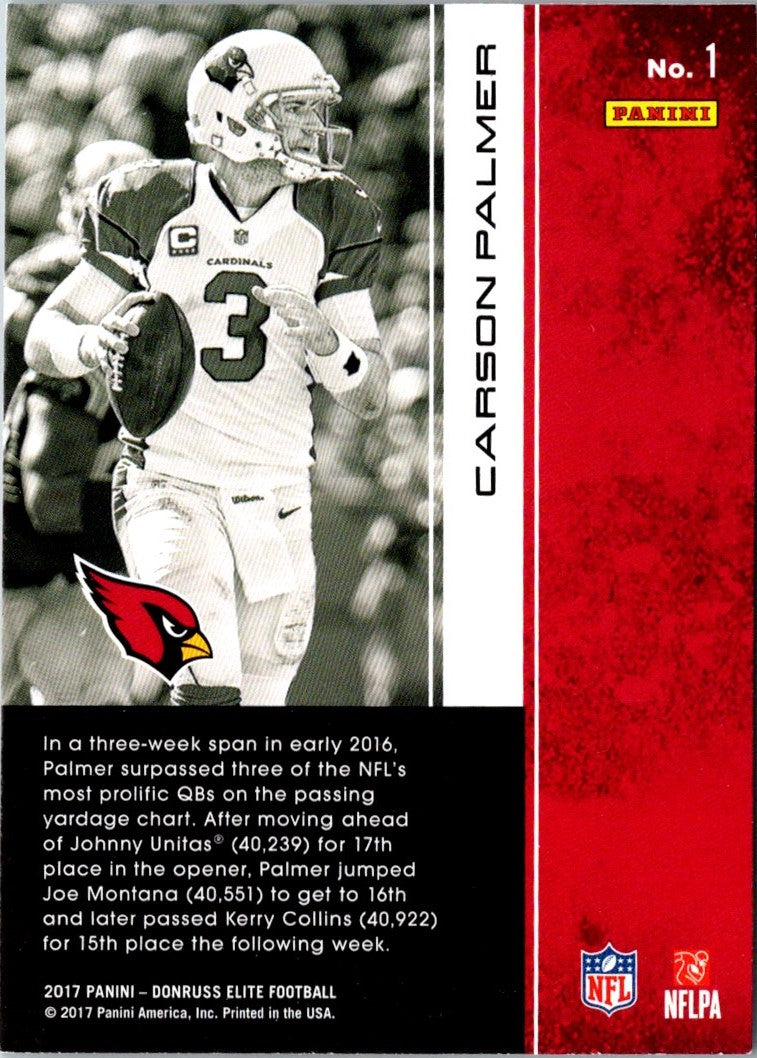 2017 Panini XR Carson Palmer