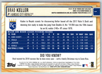 2019 Topps Big League Brad Keller #1 Rookie