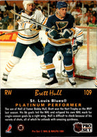 1991 Pro Set Platinum Brett Hull #109
