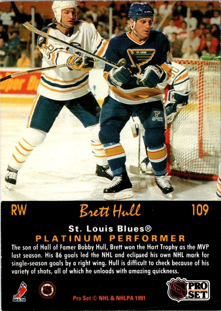 1991 Pro Set Platinum Brett Hull