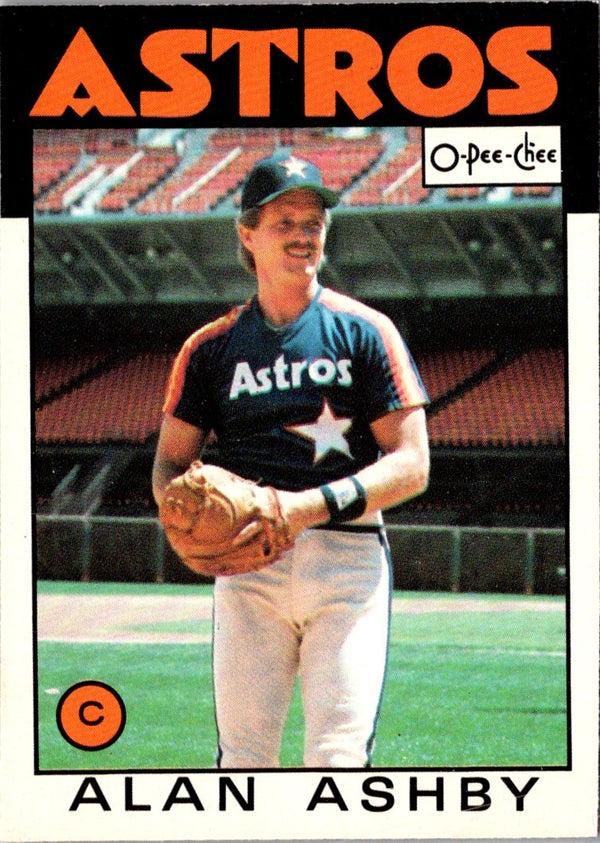 1986 O-Pee-Chee Alan Ashby #331