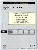 1992 Pro Line Profiles Eric Green