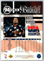1995 Upper Deck Alonzo Mourning #179