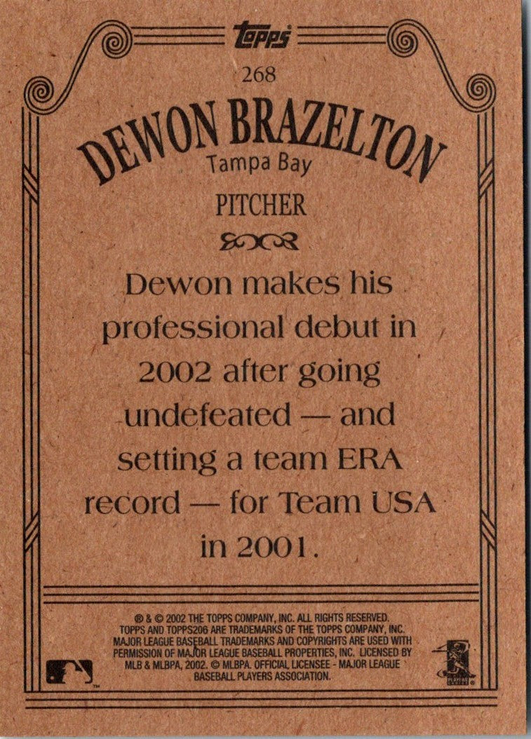 2002 Topps 206 Dewon Brazelton