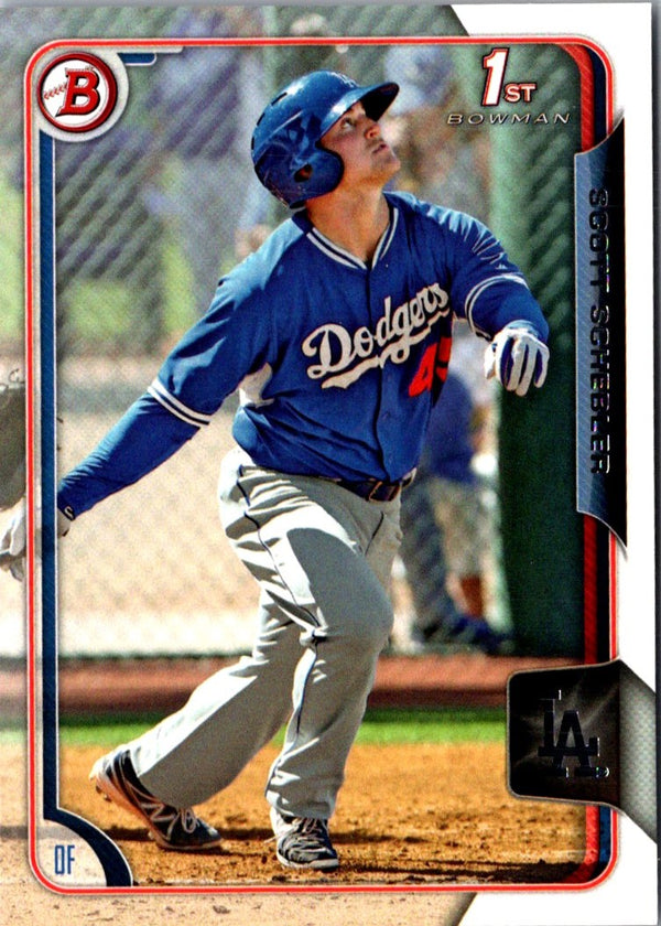 2015 Bowman Prospects Scott Schebler #BP119