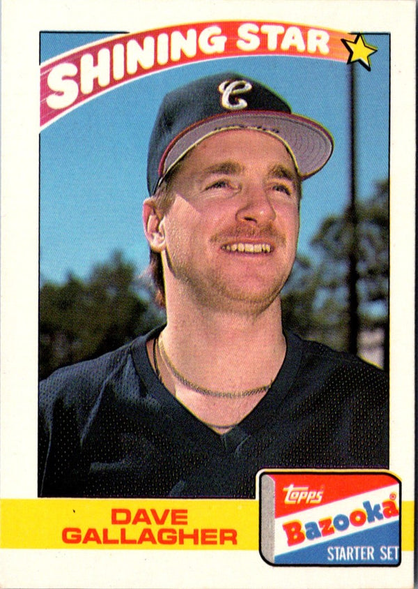 1989 Topps Bazooka Dave Gallagher #8