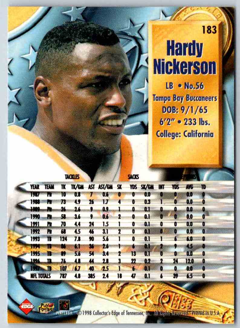 1998 Edge Hardy Nickerson