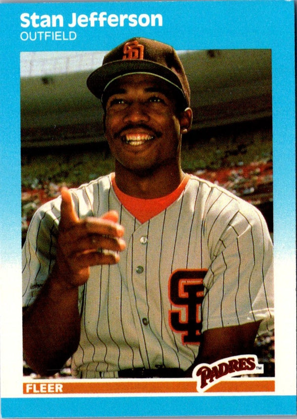 1987 Fleer Update Glossy Stan Jefferson #U-53