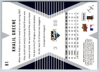 2008 Upper Deck X Die Cut Khalil Greene #81