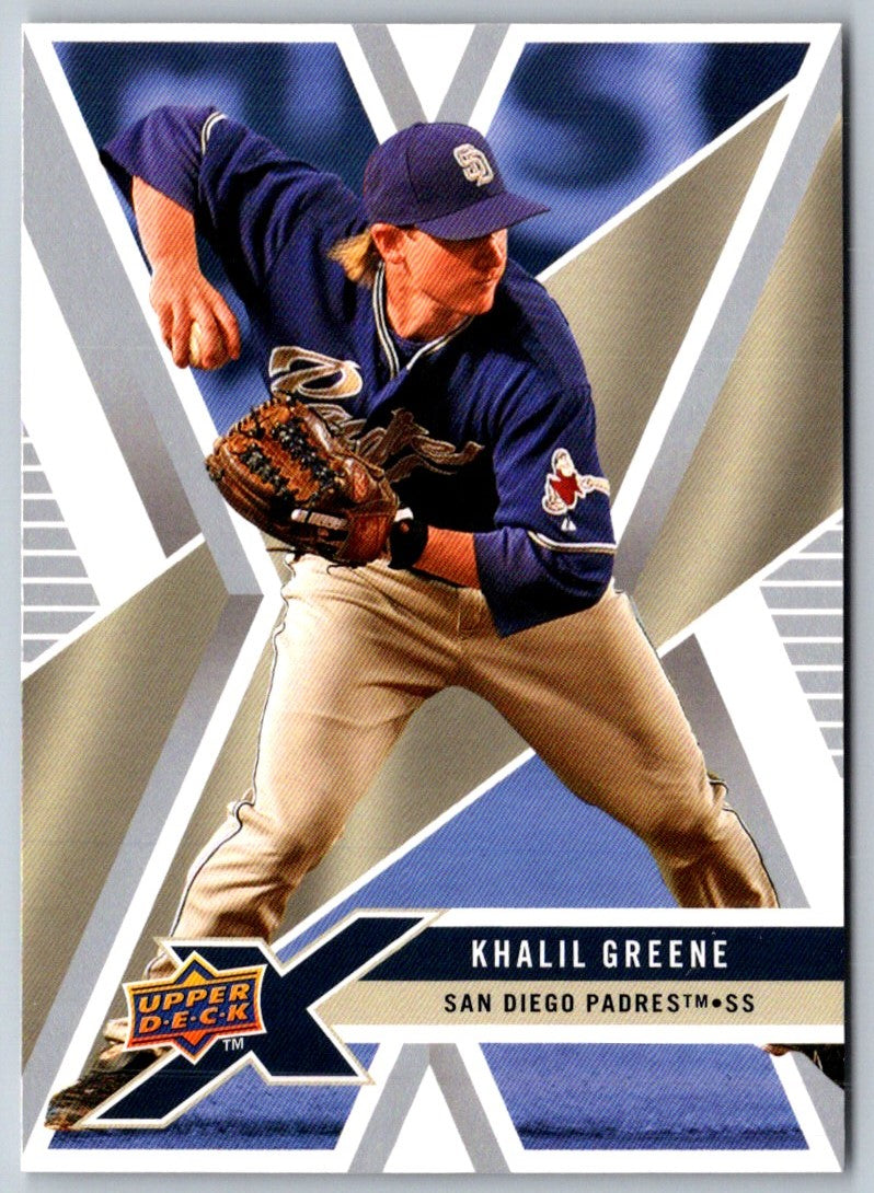 2008 Upper Deck X Die Cut Khalil Greene