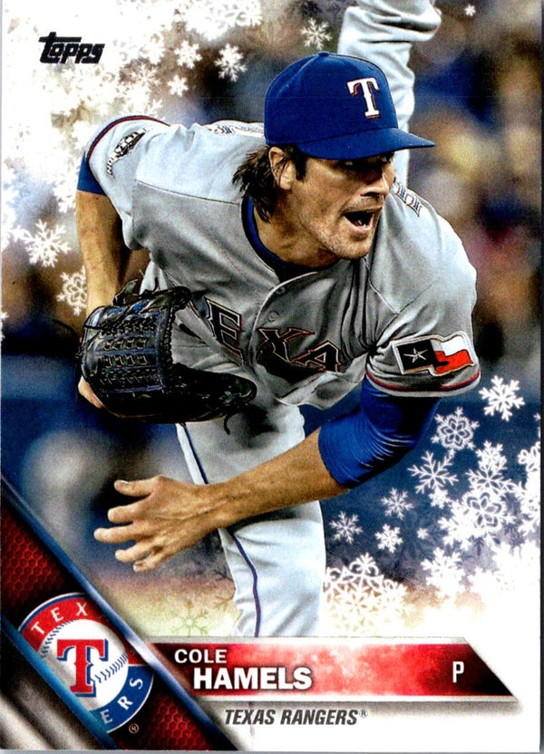 2016 Topps Holiday Baseball Cole Hamels #HMW93