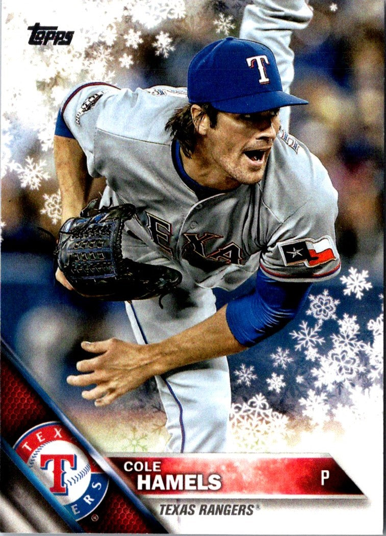 2016 Topps Holiday Baseball Cole Hamels