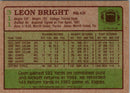 1984 Topps Leon Bright