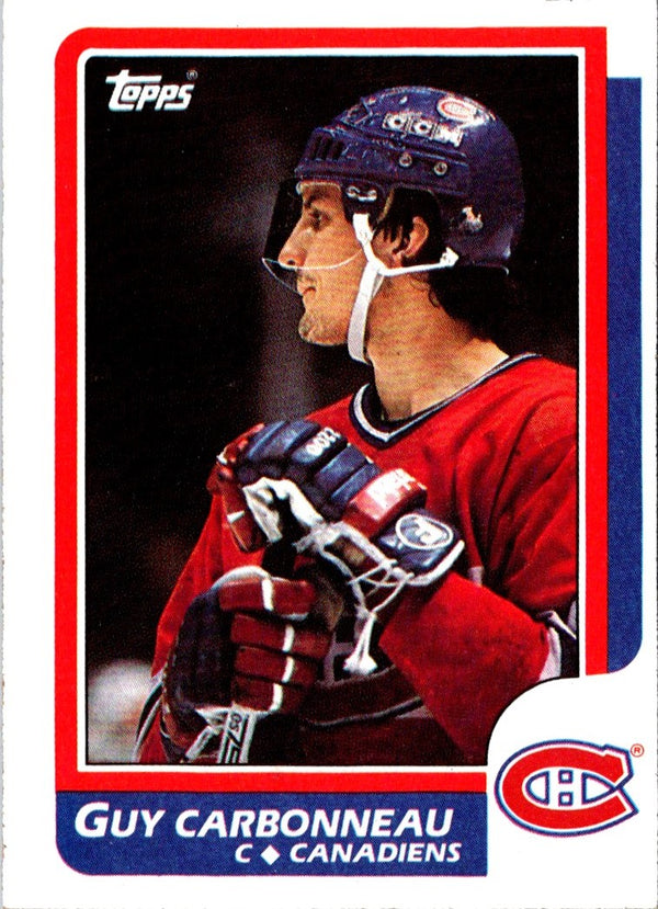 1986 Topps Guy Carbonneau #176