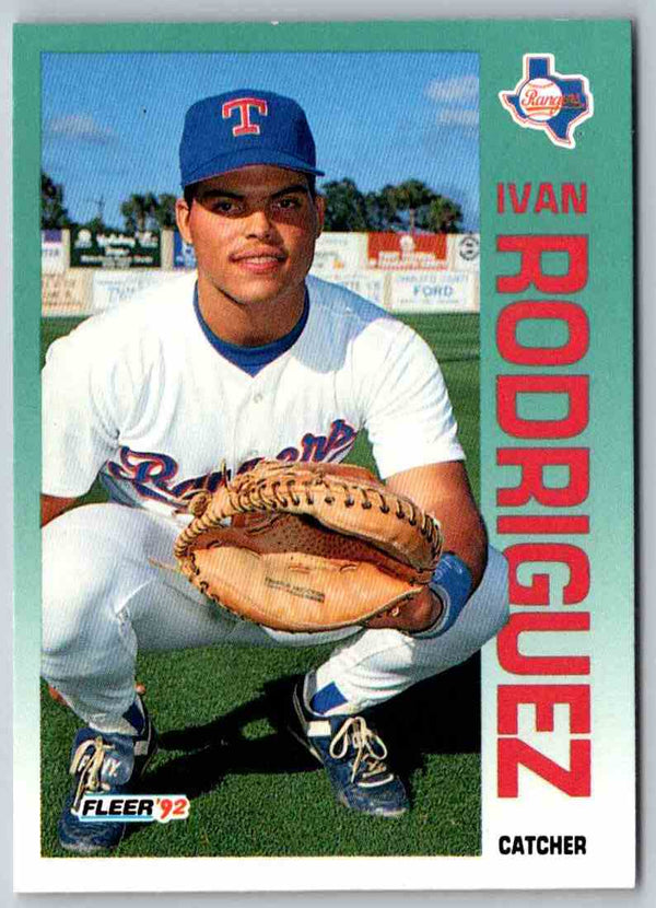 1992 Fleer Ivan Rodriguez #316