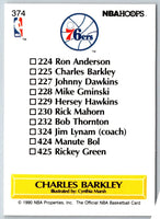 1990 Hoops Charles Barkley #374