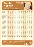 1983 Fleer Richie Hebner #307