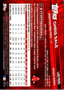 2017 Topps Update Rainbow Foil Chris Sale