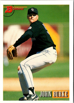 1993 Bowman John Burke #388 Rookie