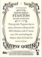 2016 Topps Gypsy Queen Giancarlo Stanton #1