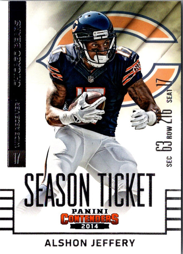 2014 Panini Contenders Alshon Jeffery #6