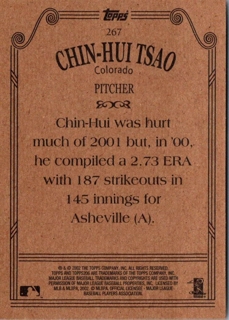 2002 Topps 206 Chin-Hui Tsao