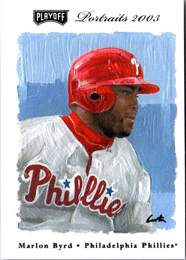 2003 Playoff Portraits Marlon Byrd #127