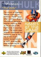 1997 Collector's Choice Shannon Sharpe #54