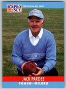 1990 Pro Set Jack Pardee