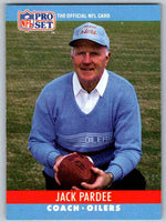 1990 Pro Set Jack Pardee #127