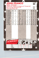 1988 Fleer Star Stickers John Franco #84