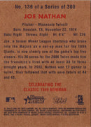 2006 Bowman Heritage Joe Nathan